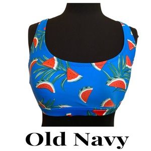 🦋 Old Navy Womens Bikini Watermelon Top Size Small